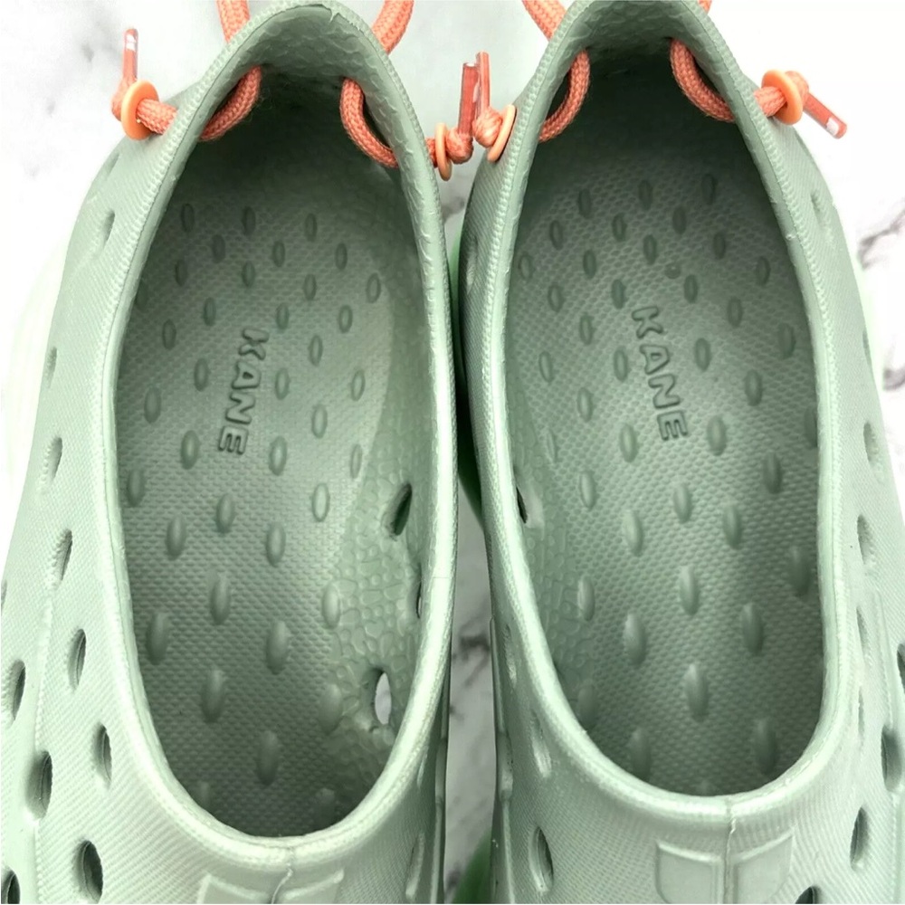 Women's Lightweight Green Slip-On Athletic Clog - Picture 8 of 10